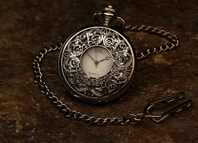 Vintage Engraved Pocket Watch